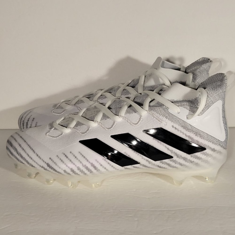Adidas Freak Boost Ulltra Primeknit White Black Football Cleat Men 12.5 [FX1296]